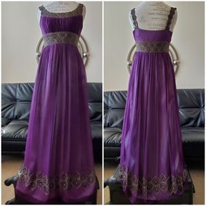 Adrianna Pappel Empire Cut Evening Prom Dress